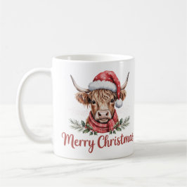 Weihnachtskühe | Feierlicher Feiertagskaffee Kaffeetasse