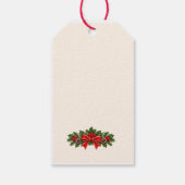 Weihnachtskühe Geschenkanhänger (Rückseite)
