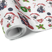 Weihnachtskühe Geschenkpapier (Rolleneckpunkt)