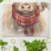 Weihnachtskühe - Küchentücher (Gefaltet)