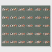 Weihnachtskühe Lover Geschenk Funny Holiday Farm Geschenkpapier (Flach)