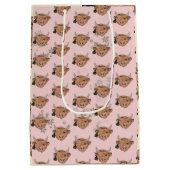 Weihnachtskühe Mittlere Geschenktüte (Rückseite)