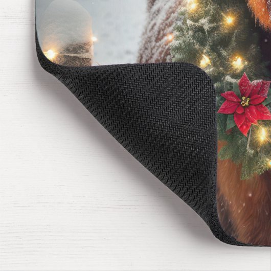 Weihnachtskühe Mousepad (Ecke)
