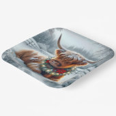 Weihnachtskühe Pappteller (Gewinkelt)