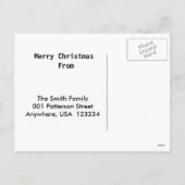 Weihnachtskühe Postkarte (Rückseite)