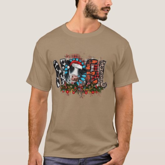 Weihnachtskühe T-Shirt (Vorderseite)
