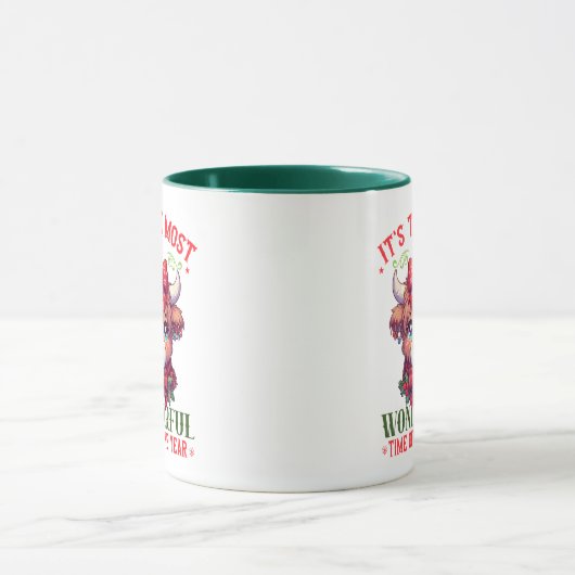 Weihnachtskühe-Tasse Tasse (Zentrum)