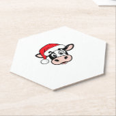 Weihnachtskühe Weihnachten Niedlich Weihnachten He Untersetzer (angewinkelt)