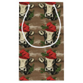 Weihnachtskuhwackelpapier Kleine Geschenktüte (Rückseite)