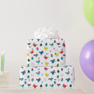 Weihnachtsküken Farbe Ihrer Wahl Verpackung p Geschenkpapier