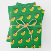 Weihnachtsküken Geschenkpapier Set (Beispiel)