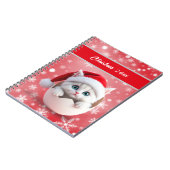 Weihnachtsküken Notizblock (Linke Seite)