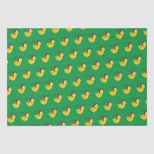 Weihnachtsküken Seidenpapier (Vorderseite)