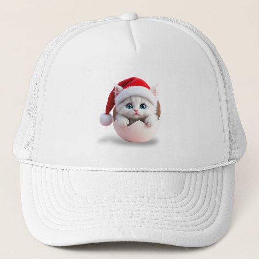 Weihnachtsküken Truckerkappe (Vorderseite)