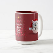 Weihnachtsküken Zweifarbige Tasse (VorderseiteRechts)