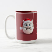 Weihnachtsküken Zweifarbige Tasse (Links)