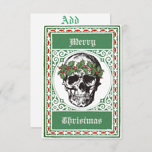 Weihnachtskull (Vorne/Hinten)