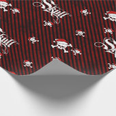Weihnachtskull Geschenkpapier (Ecke)