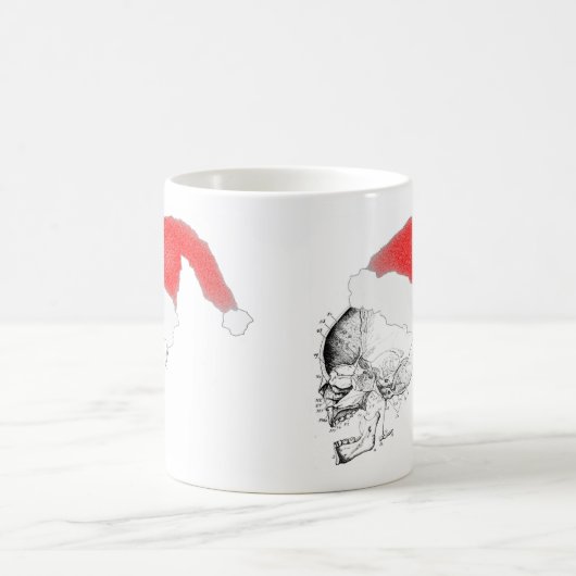 Weihnachtskull Kaffeetasse (Mittel)