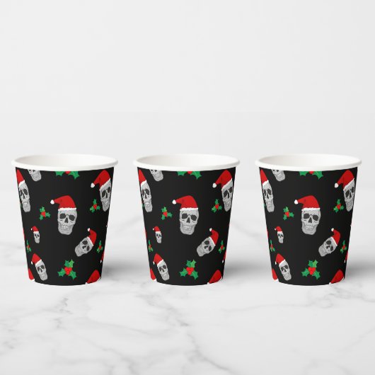Weihnachtskull-Party-Cups - Stil 1 Pappbecher (Multi)