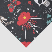 Weihnachtskulpturenpapier Seidenpapier (Ausschnitt)