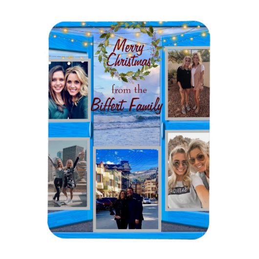 WeihnachtskundenCustom Magnet (Vertikal)