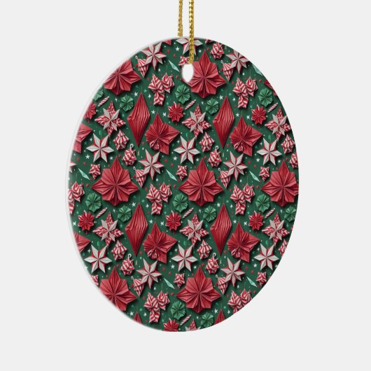 Weihnachtskunst 12-Keramik Ornament (Rechts)