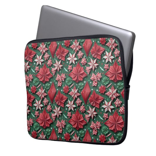 Weihnachtskunst 12 - Laptop-Sieb Laptopschutzhülle (Vorderseite Links)