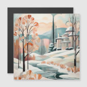 Weihnachtskunst-Deko [magnetisches Design] Magnetkarte (Vorne/Hinten)