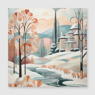 Weihnachtskunst-Deko [magnetisches Design] Magnetkarte