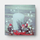 Weihnachtskunst Fotoplatte (Vorderseite)