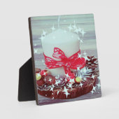 Weihnachtskunst Fotoplatte (Vorderseite)