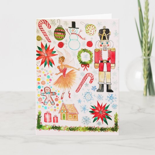 Weihnachtskunst für die Wohltätigkeit Karte (Vorderseite)