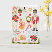 Weihnachtskunst für die Wohltätigkeit Karte (Gelbe Blume)