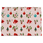 Weihnachtskunst Große Geschenktüte (Vorderseite)