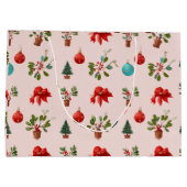 Weihnachtskunst Große Geschenktüte (Rückseite)