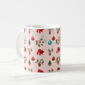 Weihnachtskunst Kaffeetasse (Vorderseite Links)