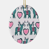 Weihnachtskunst Keramik Ornament (Rechts)