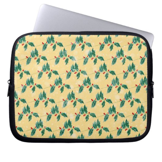 Weihnachtskunst Laptopschutzhülle (Vorderseite)