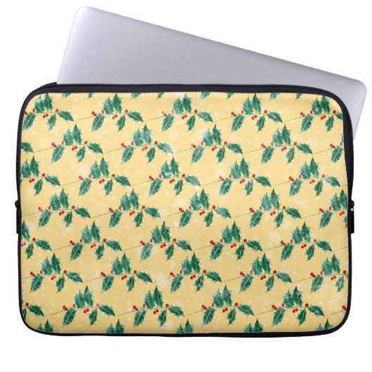 Weihnachtskunst Laptopschutzhülle (Vorderseite)