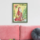 Weihnachtskunst Leinwand Print (Insitu (Wohnzimmer))