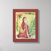 Weihnachtskunst Leinwand Print (Vorderseite)