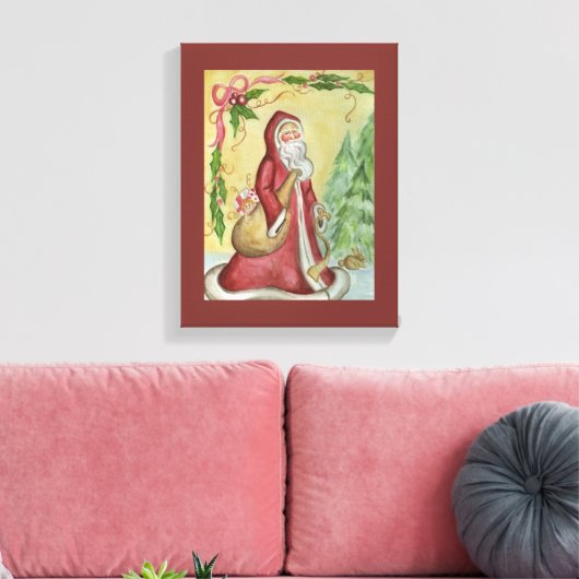 Weihnachtskunst Leinwand Print (Insitu (Wohnzimmer))