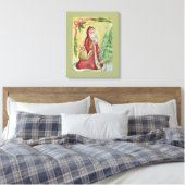 Weihnachtskunst Leinwand Print (Insitu (Schlafzimmer))