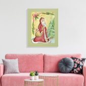 Weihnachtskunst Leinwand Print (Insitu (Wohnzimmer))