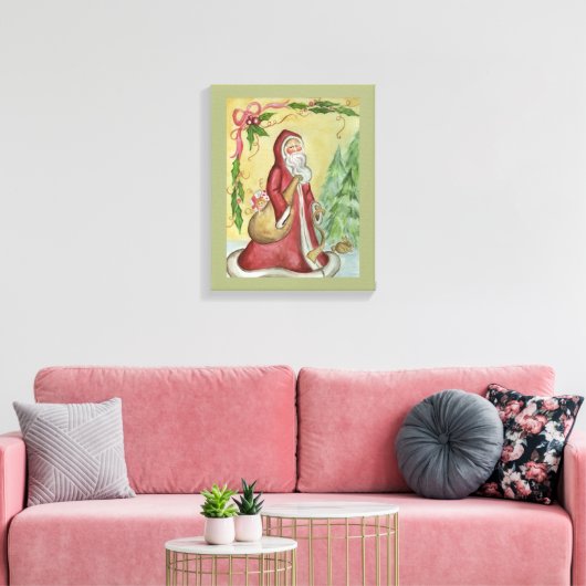 Weihnachtskunst Leinwand Print (Insitu (Wohnzimmer))