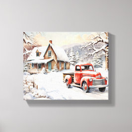 Weihnachtskunst Leinwanddruck