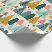 Weihnachtskunst Pflanze Ein kleiner Weihnachtsbaum Geschenkpapier (Ecke)