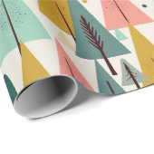 Weihnachtskunst Pflanze Ein kleiner Weihnachtsbaum Geschenkpapier (Rolleneckpunkt)