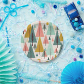 Weihnachtskunst Pflanze Ein kleiner Weihnachtsbaum Pappteller (Party)